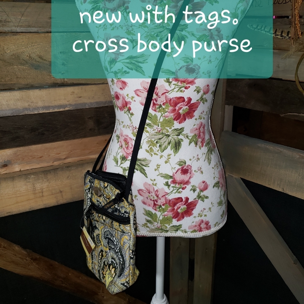Cross body purse.